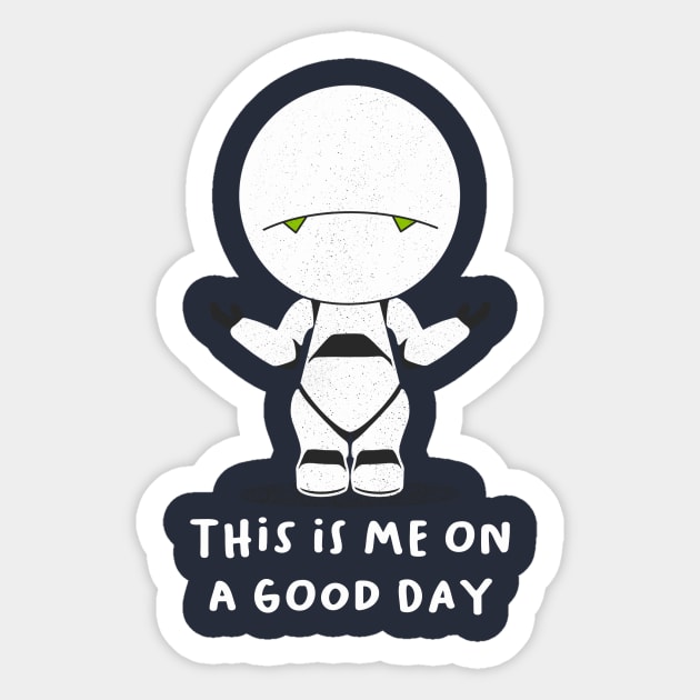 Me on a Good Day Sticker by Zachterrelldraws